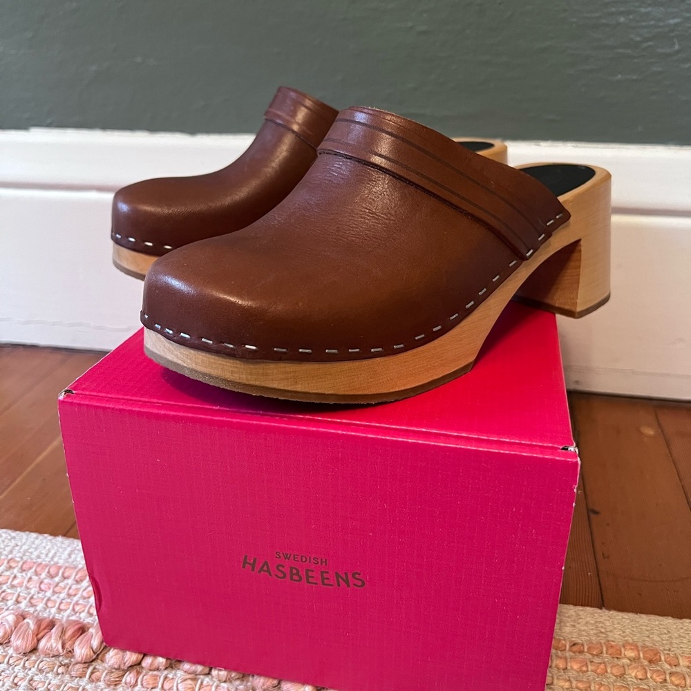 Swedish Hasbeens Dagny Cognac 38